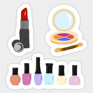 My makeup essentials Sticker